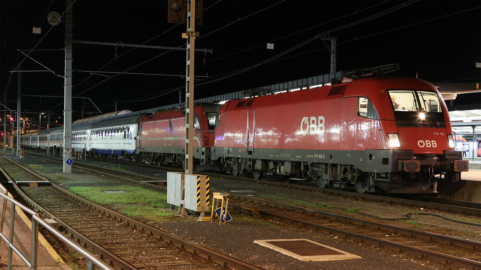 OBB 1116 102 e SZ 541 108 Villach