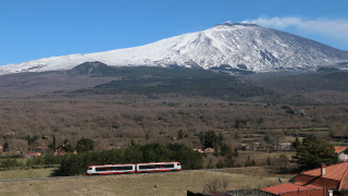 Vulcano DMU 003 Ferrovia Circumetnea Roccacalanna Etna