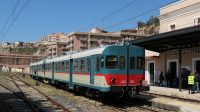ALn668 1936 e 1904 stazione di Porto Empedocle