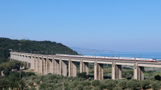 Etr470 treno 6 viadotto Angitola