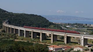 ETR 675 treno 12 Viadotto Angitola