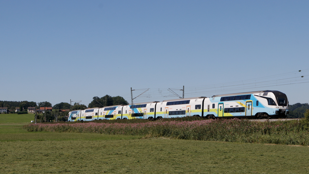 WestBahn Stadler KISS 4010 025 Bernau am Chimsee