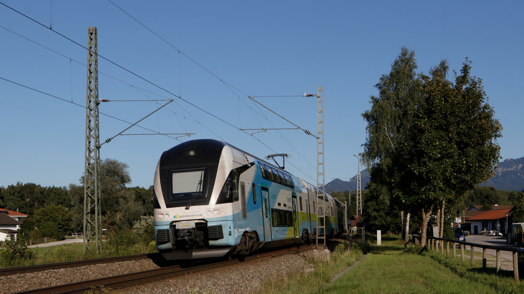 Westbahn Stadler Kiss 4010 004 Bernau am Chiemsee