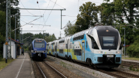 Flirt Westbahn treno 28 e ET312 Assling