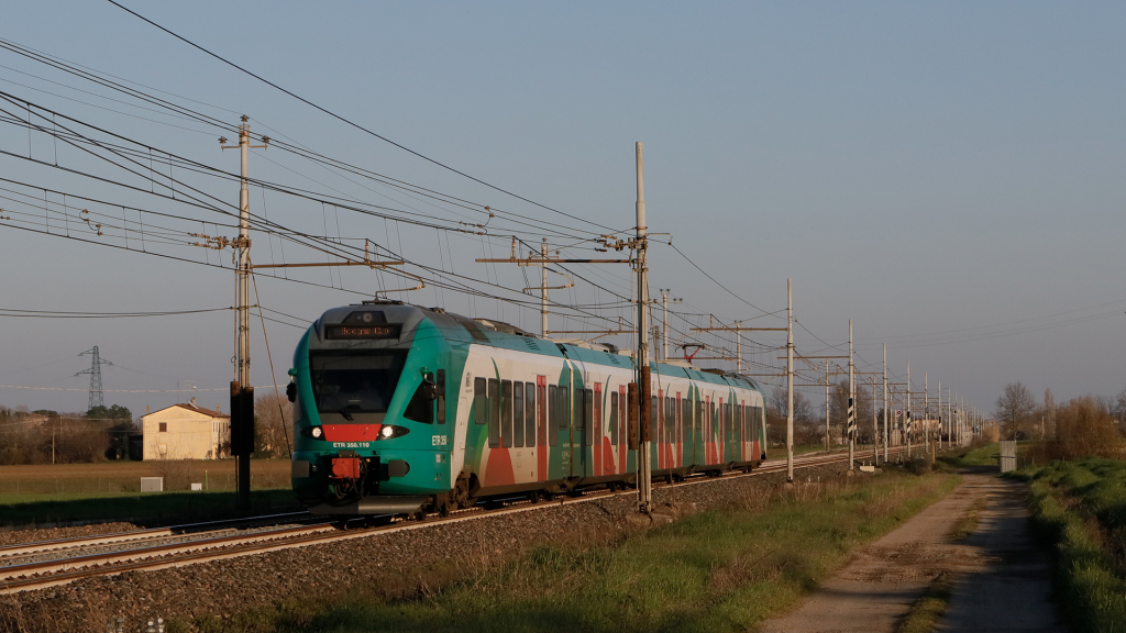 ETR 350 treno 110 Castel San Pietro Terme