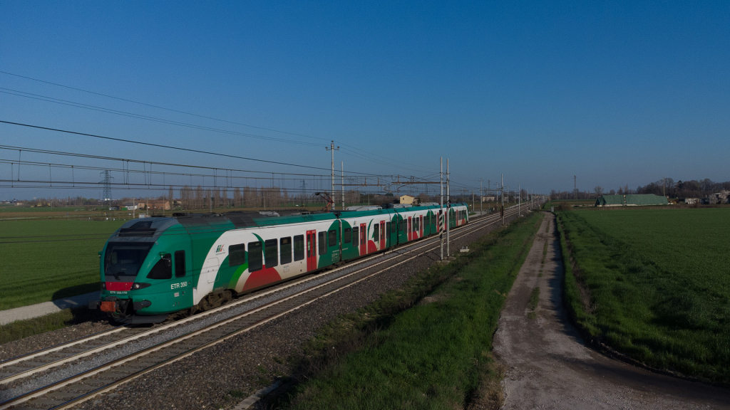 ETR 350 treno 110 Castel San Pietro Terme