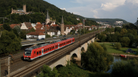 DB 440 826 partenza da Gemunden am Main 
