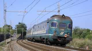 ALe841 treno 8 Trinacria Express curvone di Carrubba