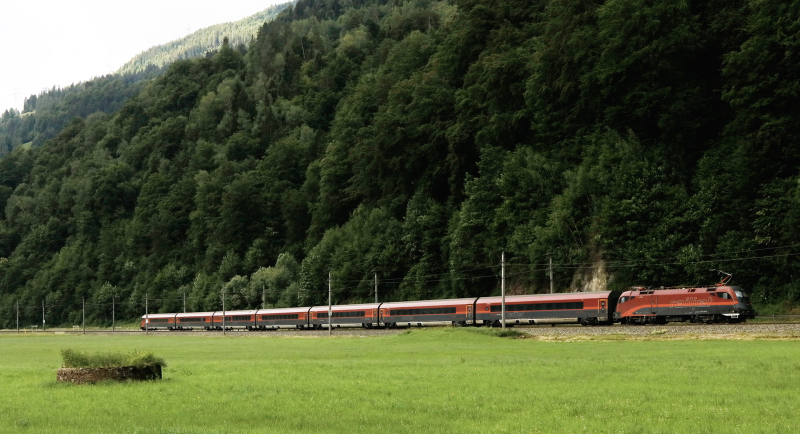 OBB 1116 266 e Railjet St. Johann im Pongau