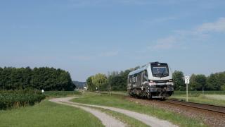Rail Force One 159 258 isolata a Heiligenstatt