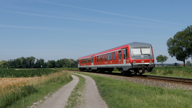 DB 628 653 sulla RB42 verso Mühldorf