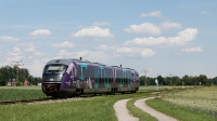 DB 642 647 in livrea pubblicitaria ad Altötting