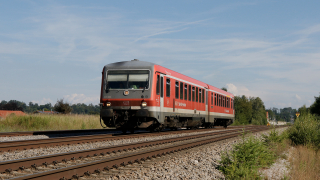 DB 628 626 in servizio regionale a Tüßling
