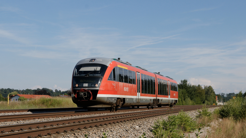DB 642 717 in servizio regionale a Tüßling