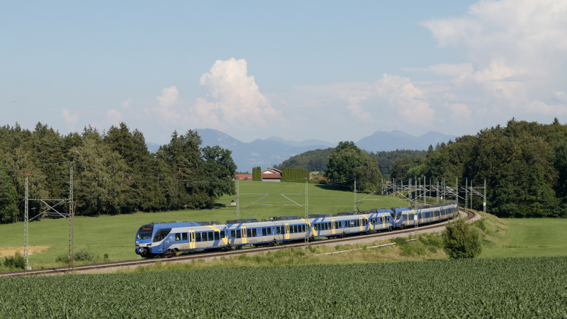 ET 307 und weitere Einheiten Teisendorf