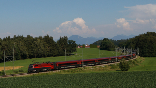ÖBB 1116 216 and 156 Teisendorf
