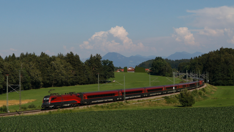 ÖBB 1116 216 and 156 Teisendorf