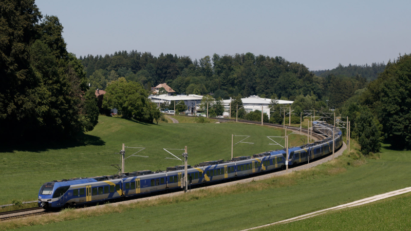 ET 316 e 312 e 313 Bayerische Regiobahn Traunstein